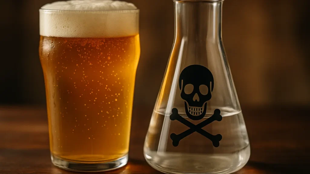 Cerveja pode ter metanol?