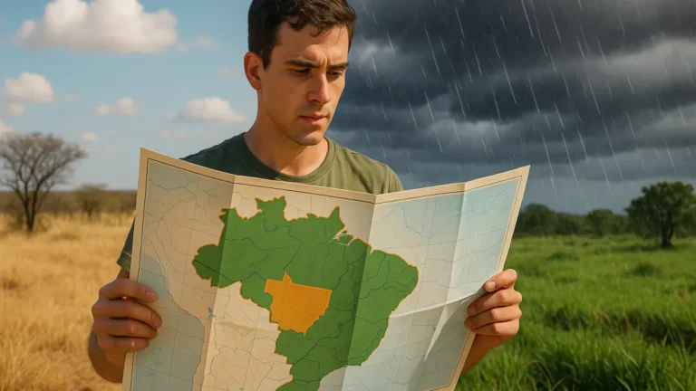 Quando deve chover em Goiás: períodos de chuva e seca