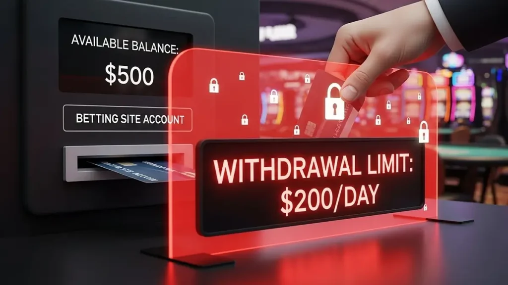 Como funcionam limites de saque em casas de apostas