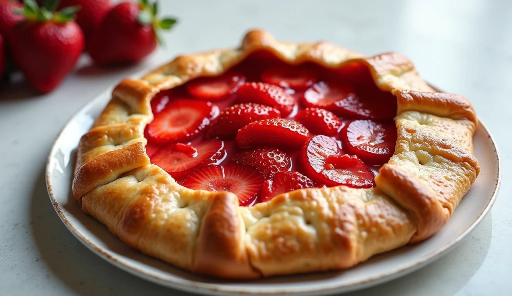 Brazil's strawberry cream cheese galette is spring in dessert form