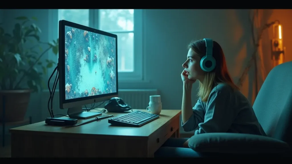 Microfones e câmeras que aparecem acidentalmente em cenas