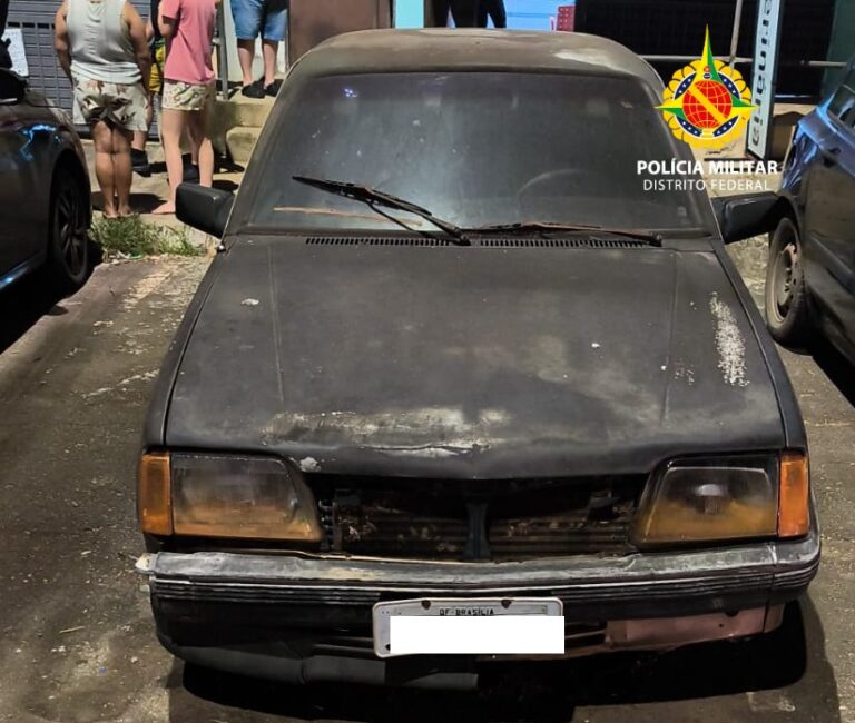 Homem preso por furto de carro com guincho no N.Bandeirante